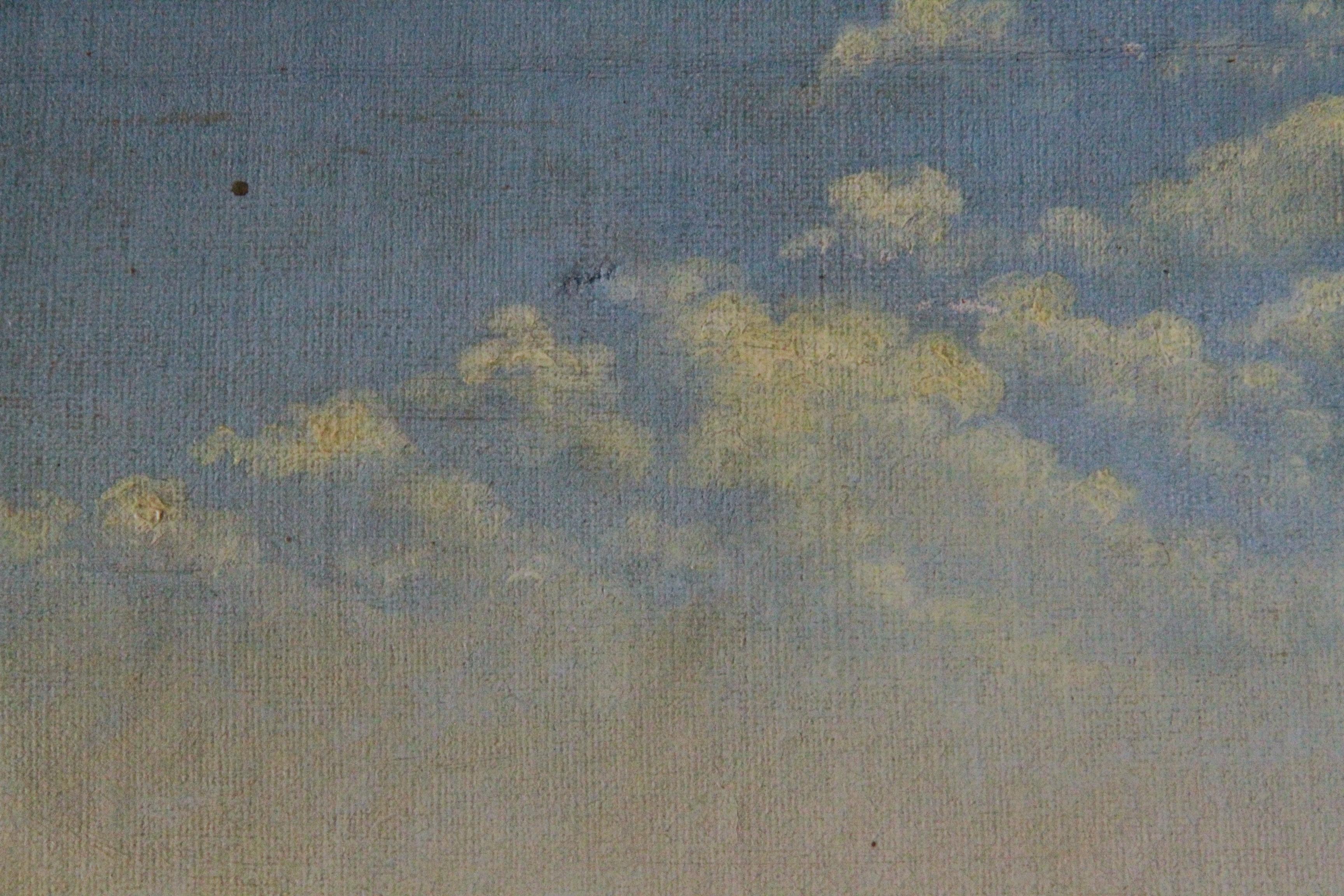 attr. August Wilhelm Boesen, Veduta del lago di Lucerna 1850, Pittura a olio danese in vendita 6