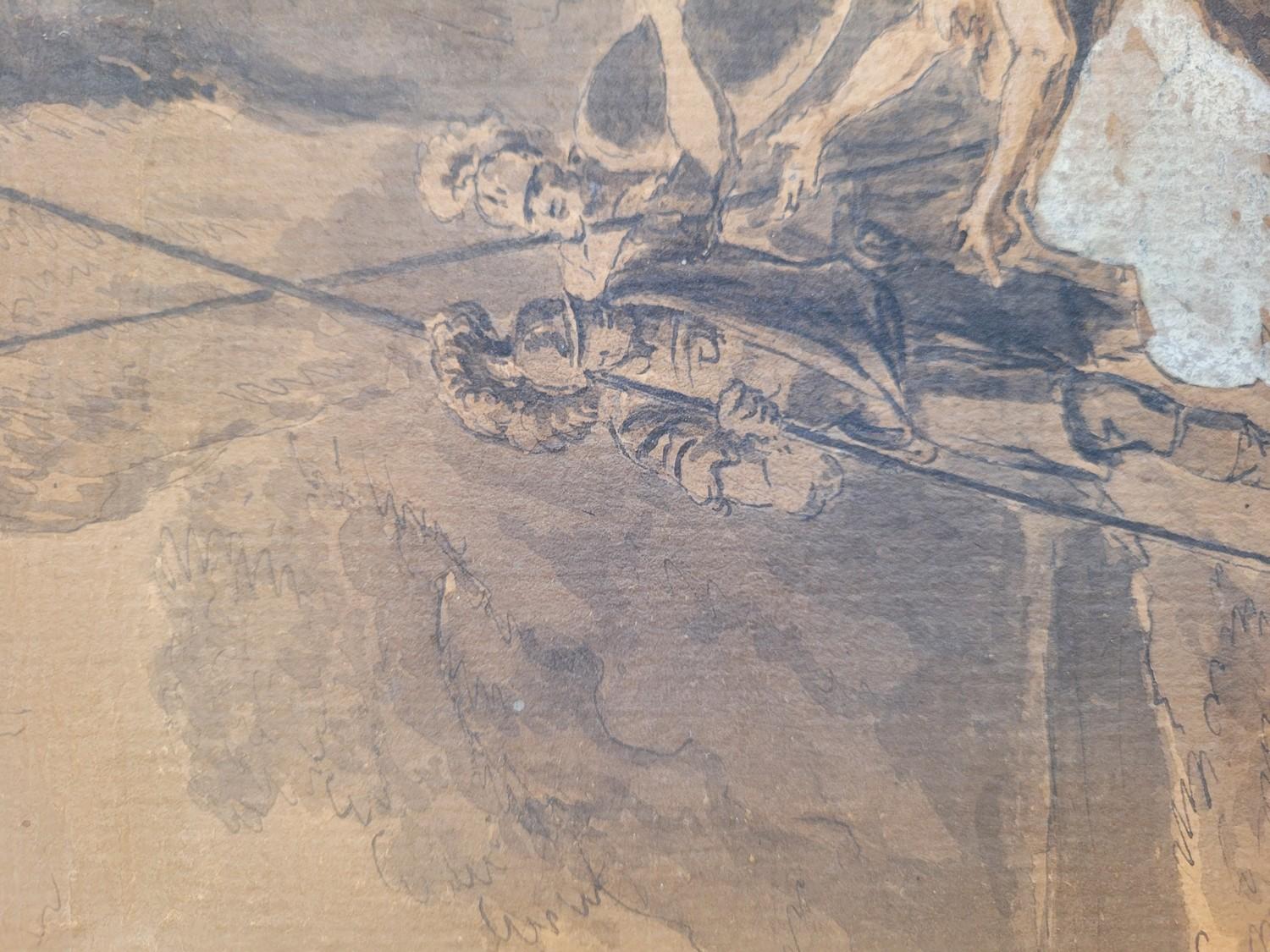 Attr. Constantine of Aix, belebte Landschaft mit römischen Soldaten, 18./19. Jahrhundert im Angebot 3