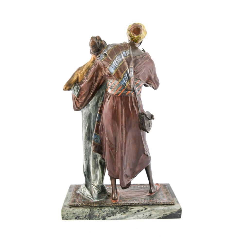 Attributed to Franz Bergmann Vienna Bronze Slave Merchant For Sale 8