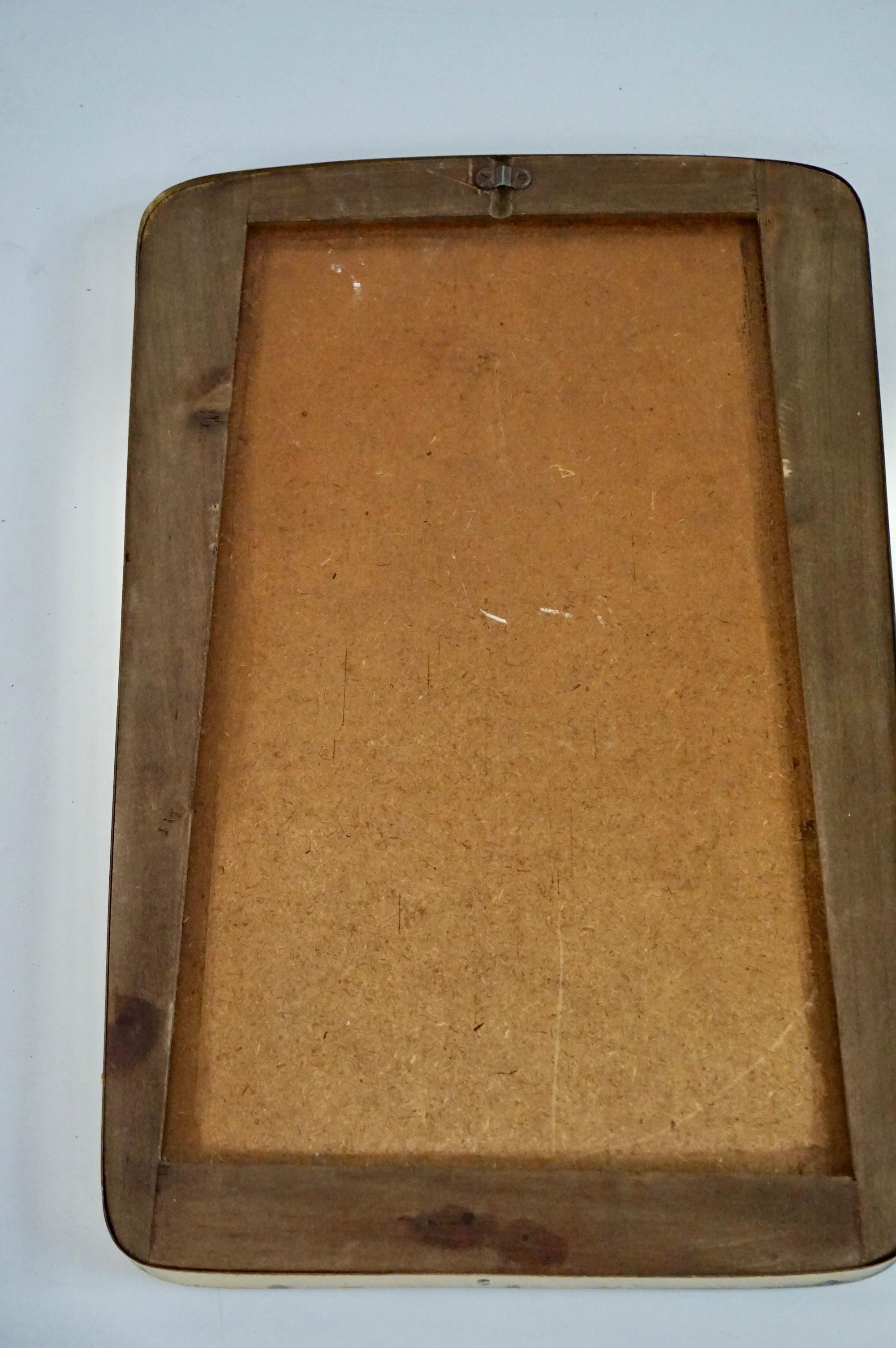 attr. Gio Ponti by Fontana Arte brass wall mirror, Hotel Bristol, 1950 For Sale 2