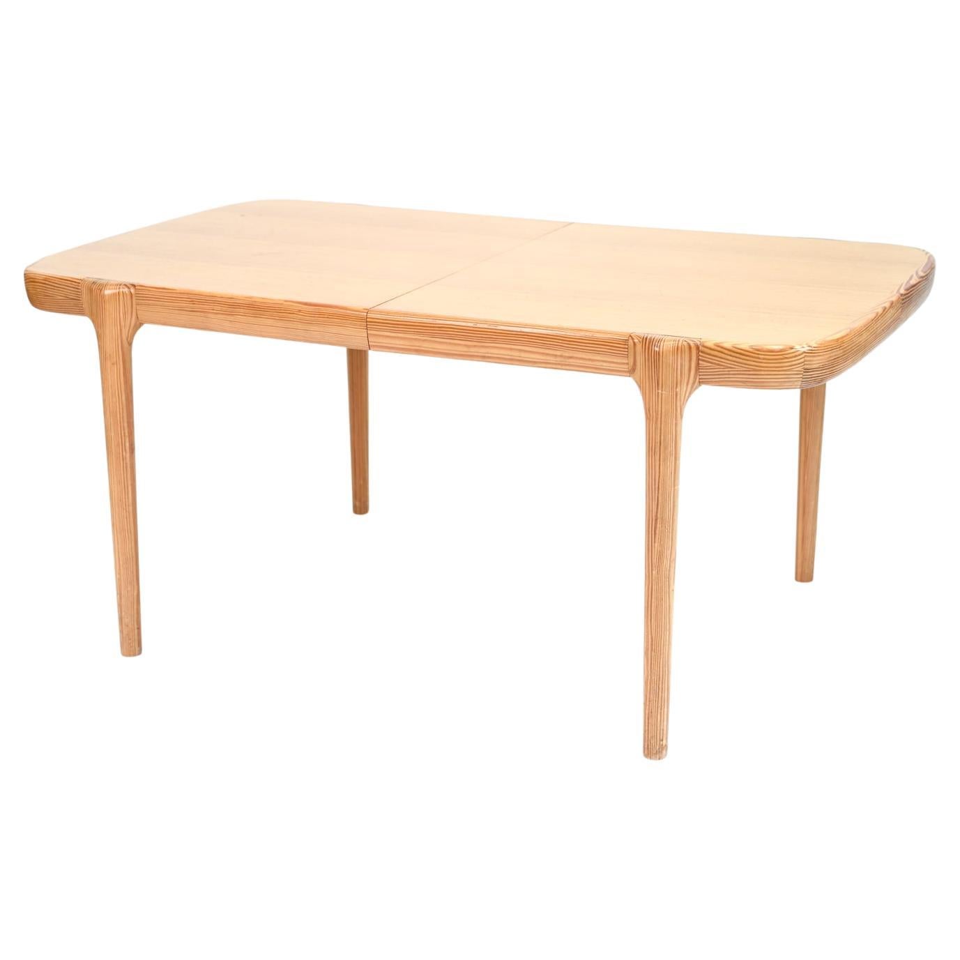 Attr. Niels Moller Danish Mid-Century Pine Dining Table