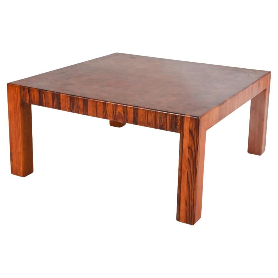 Attr. Rolf Middelboe for Tranekær Danish End-Grain Butcher Block Coffee Table For Sale