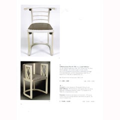 Attr. to Josef Hoffmann Wiener Werkstätte Chair for the Purkersdorf Sanatorium