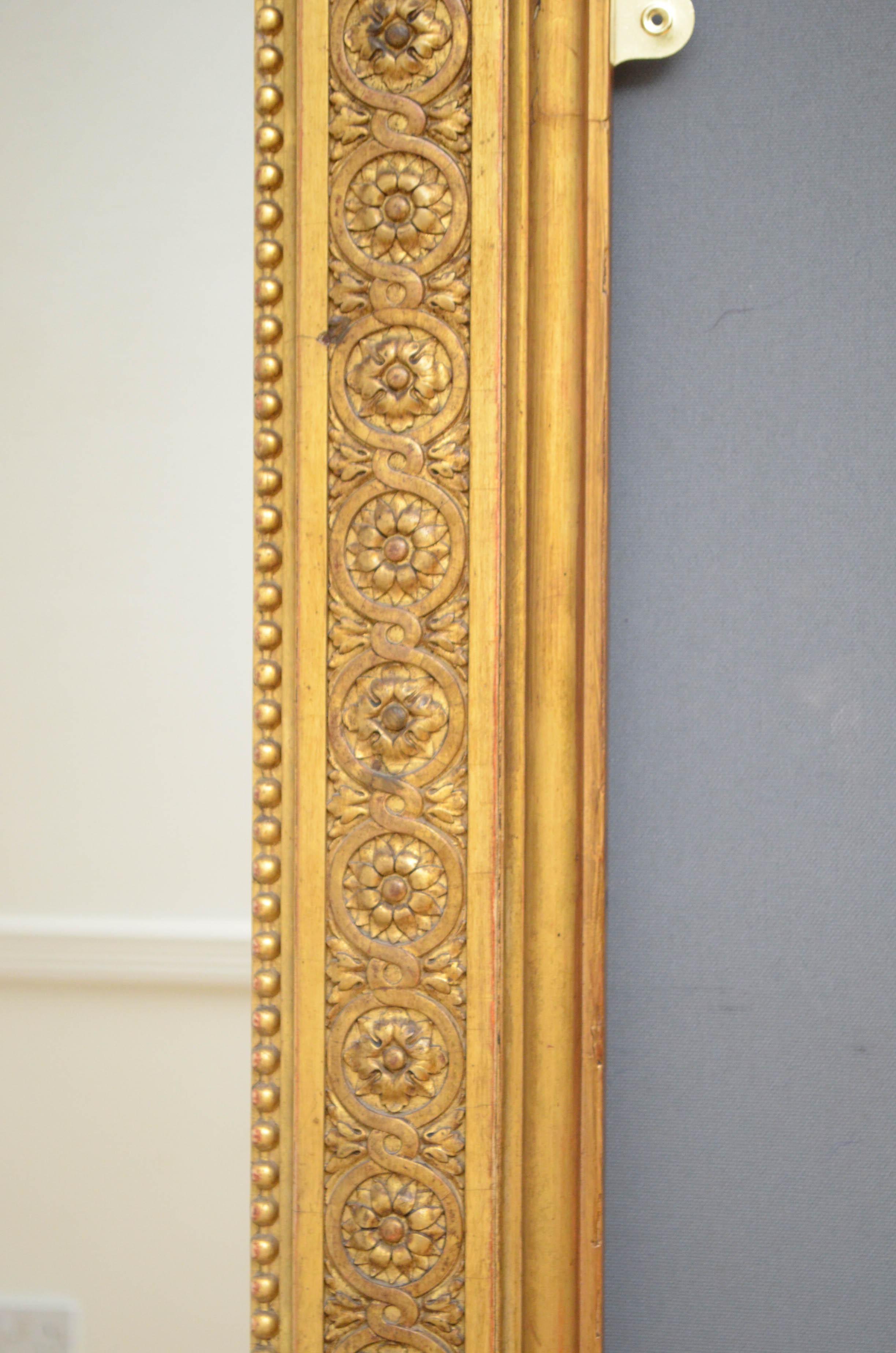 Attractive 19th Century French Wall Mirror 2