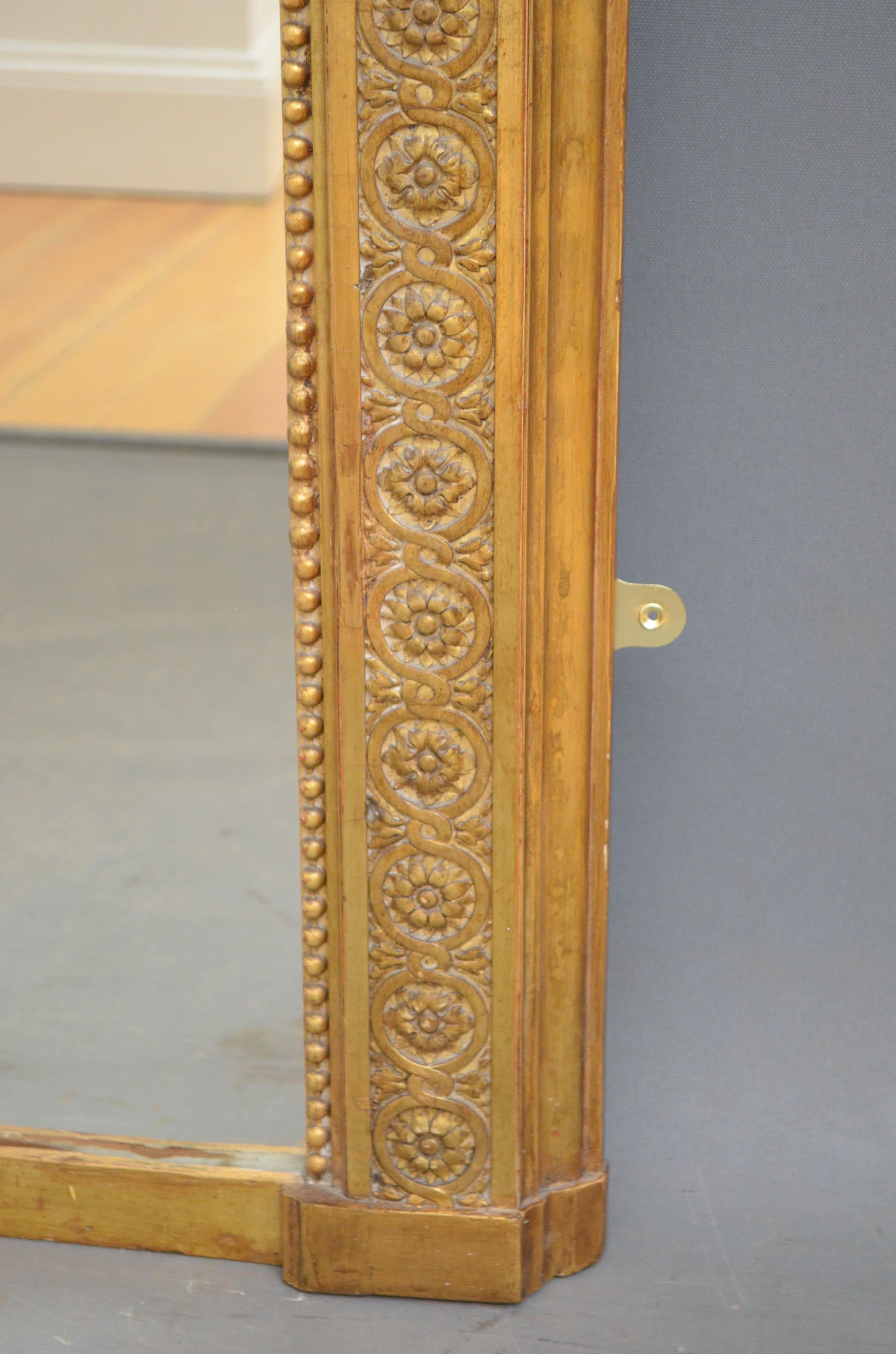 Attractive 19th Century French Wall Mirror 3