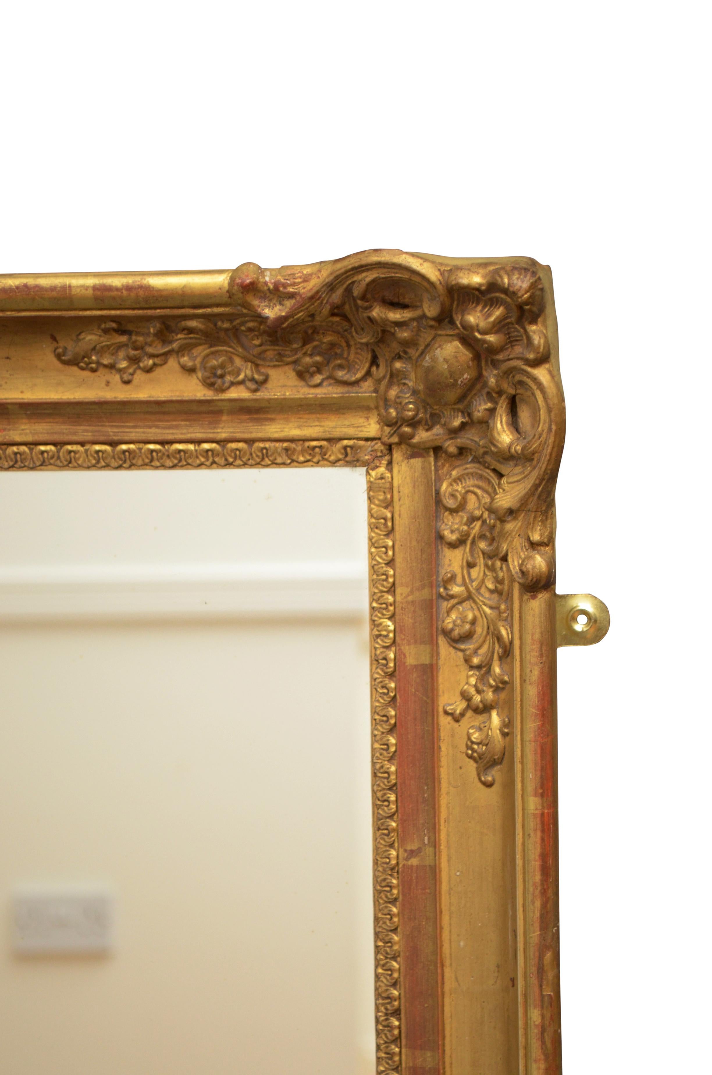 Attractive 19th Century Gilt Mirror 3