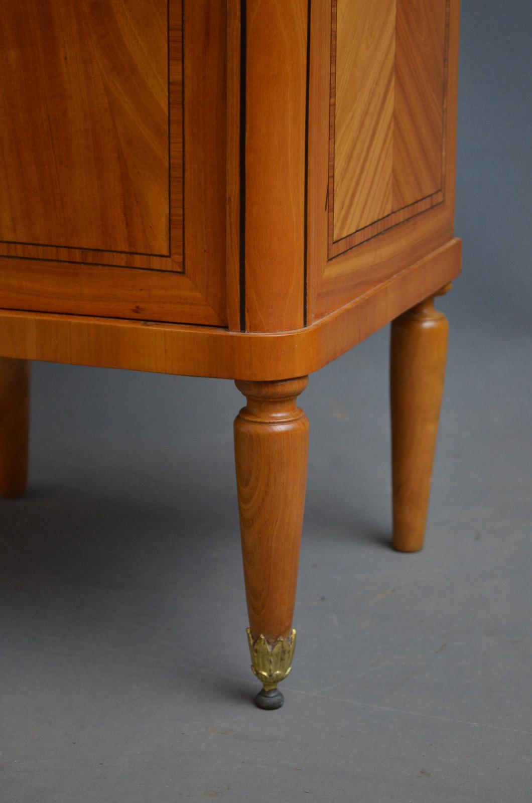 French Attractive Antique Bedside Cabinet