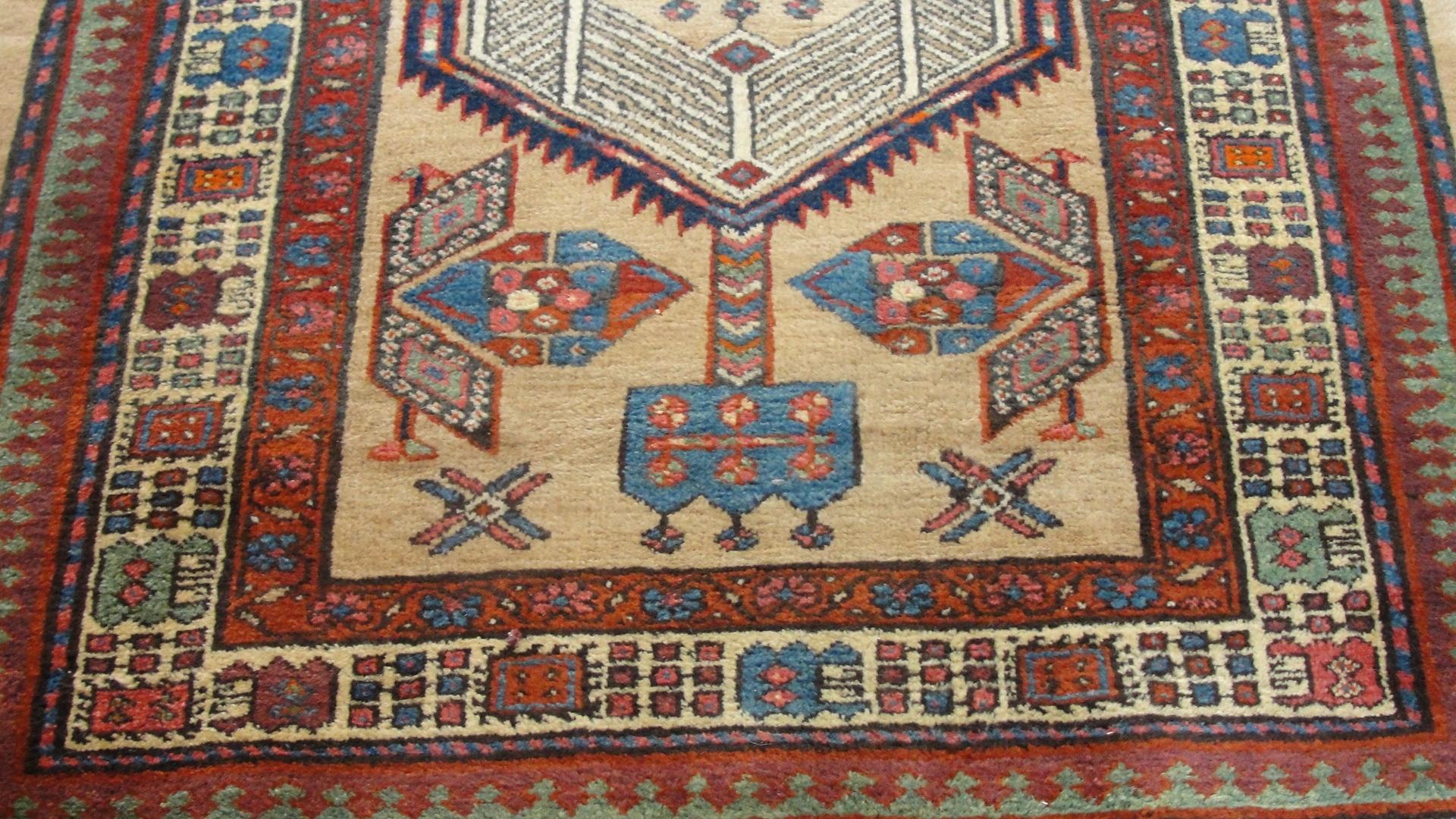  Antique Serab Camel Color Oriental Runner For Sale 1