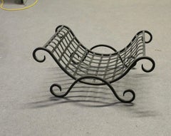 Attractive Cast Iron Log Carrier This is a great piece