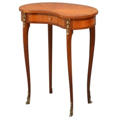 Antique Attractive Continental Kidney Shaped Table
