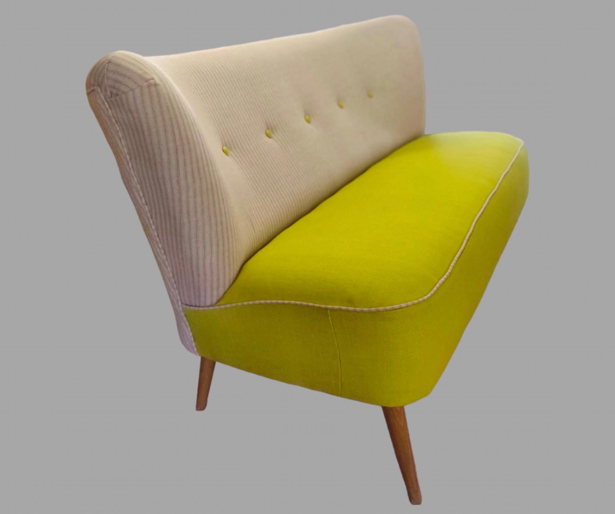 Mid-Century Modern Attractive Danish Sofa For Sale