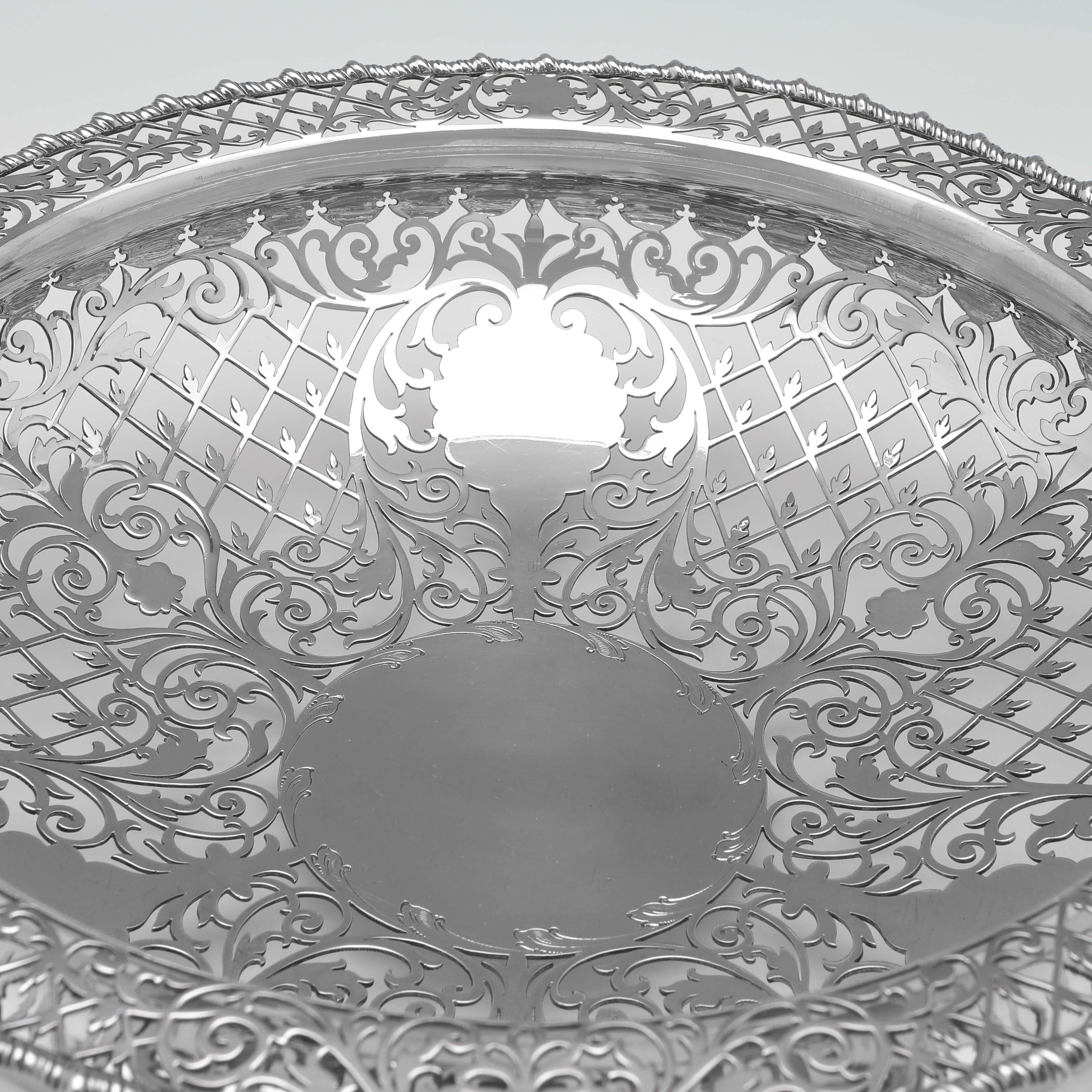 Early 20th Century Attractive Edwardian Antique English Silver Bowl or Dish, Sheffield 1905 For Sale