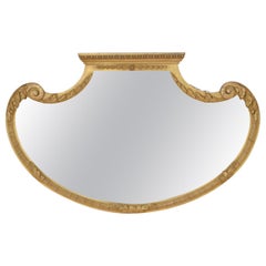 Antique Attractive Edwardian Giltwood Wall Mirror