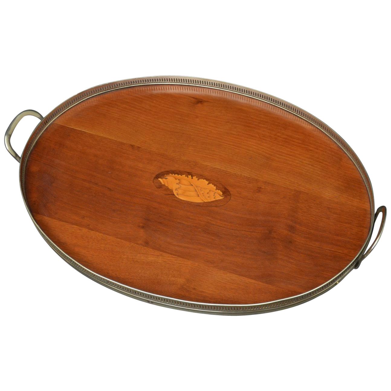 Attractive Edwardian Mahogany Tray