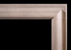 Attractive English Bolection Fireplace in Bath Stone