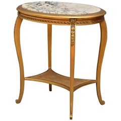 Attractive French Gilt Occasional Table