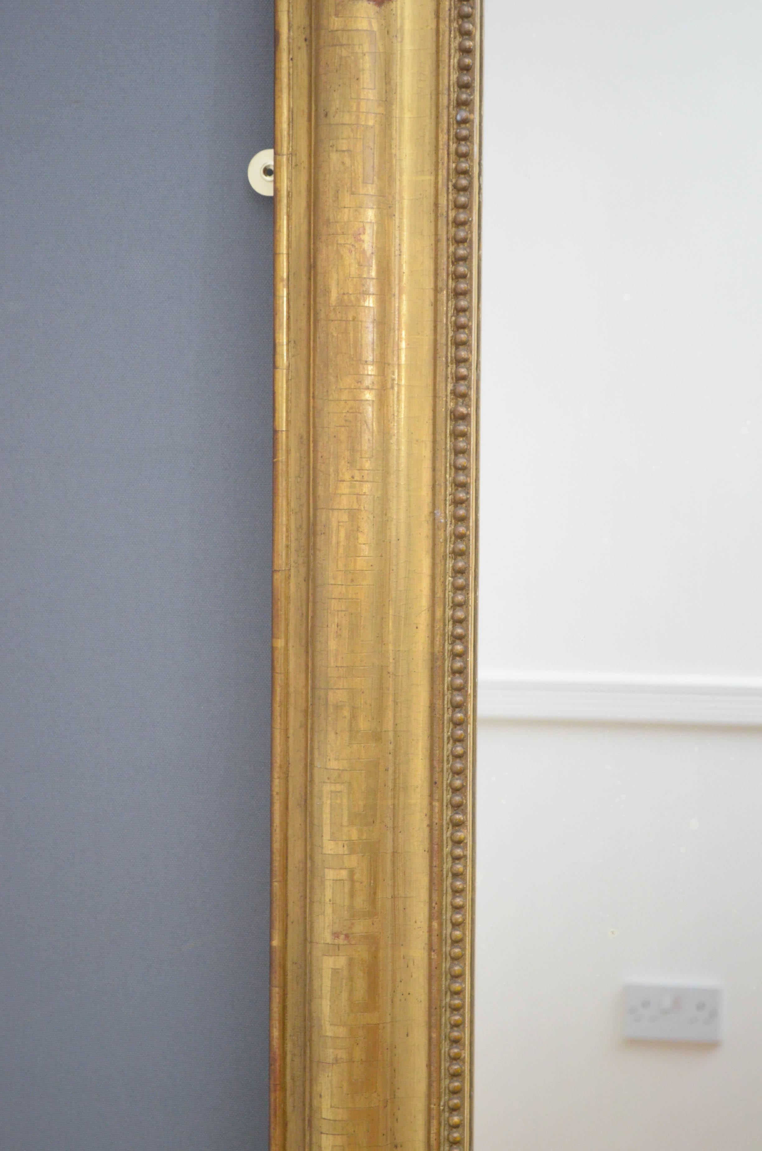 European Attractive French Giltwood Mirror