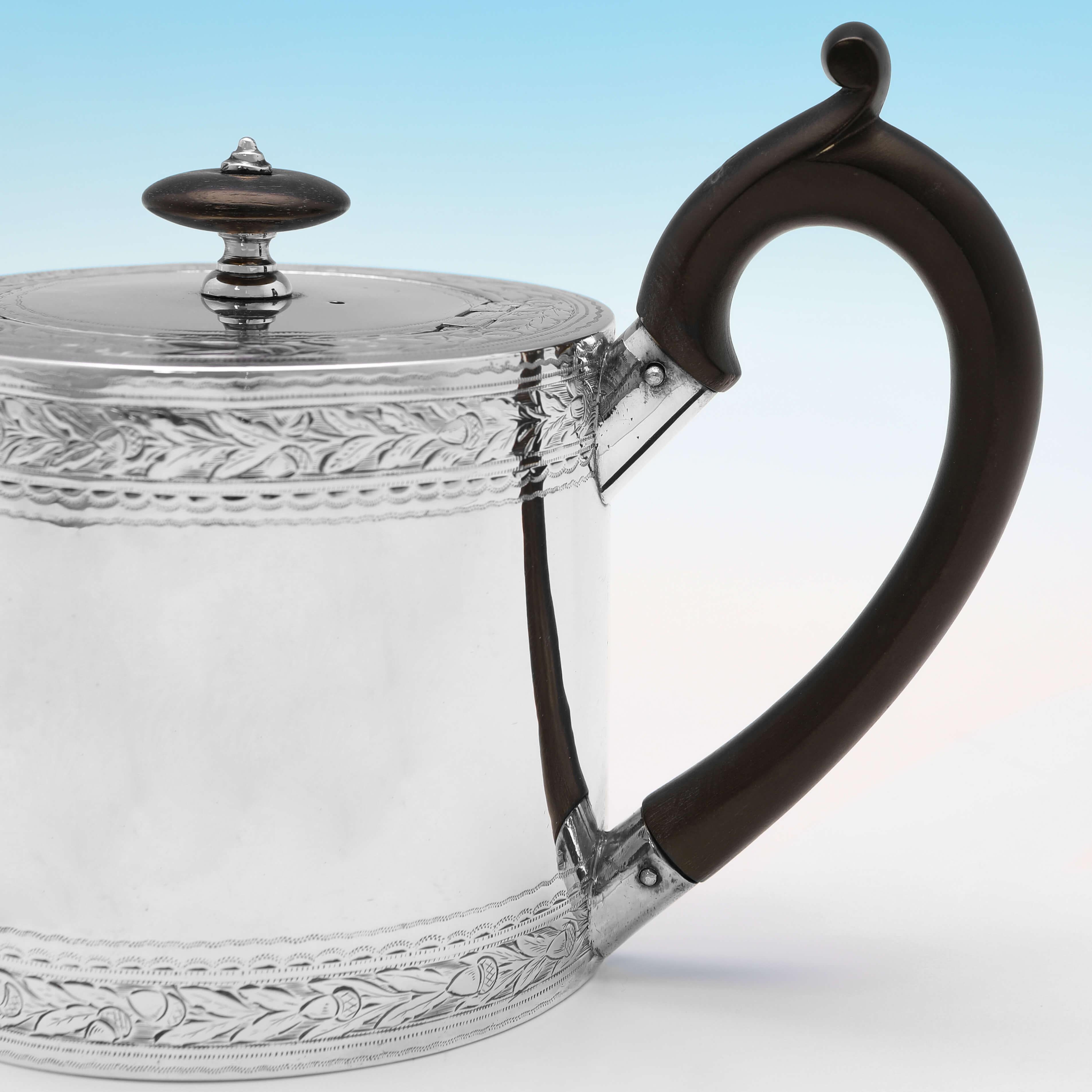 antique silver teapots