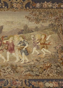 Attractive Late 19th Century Needlework Panel