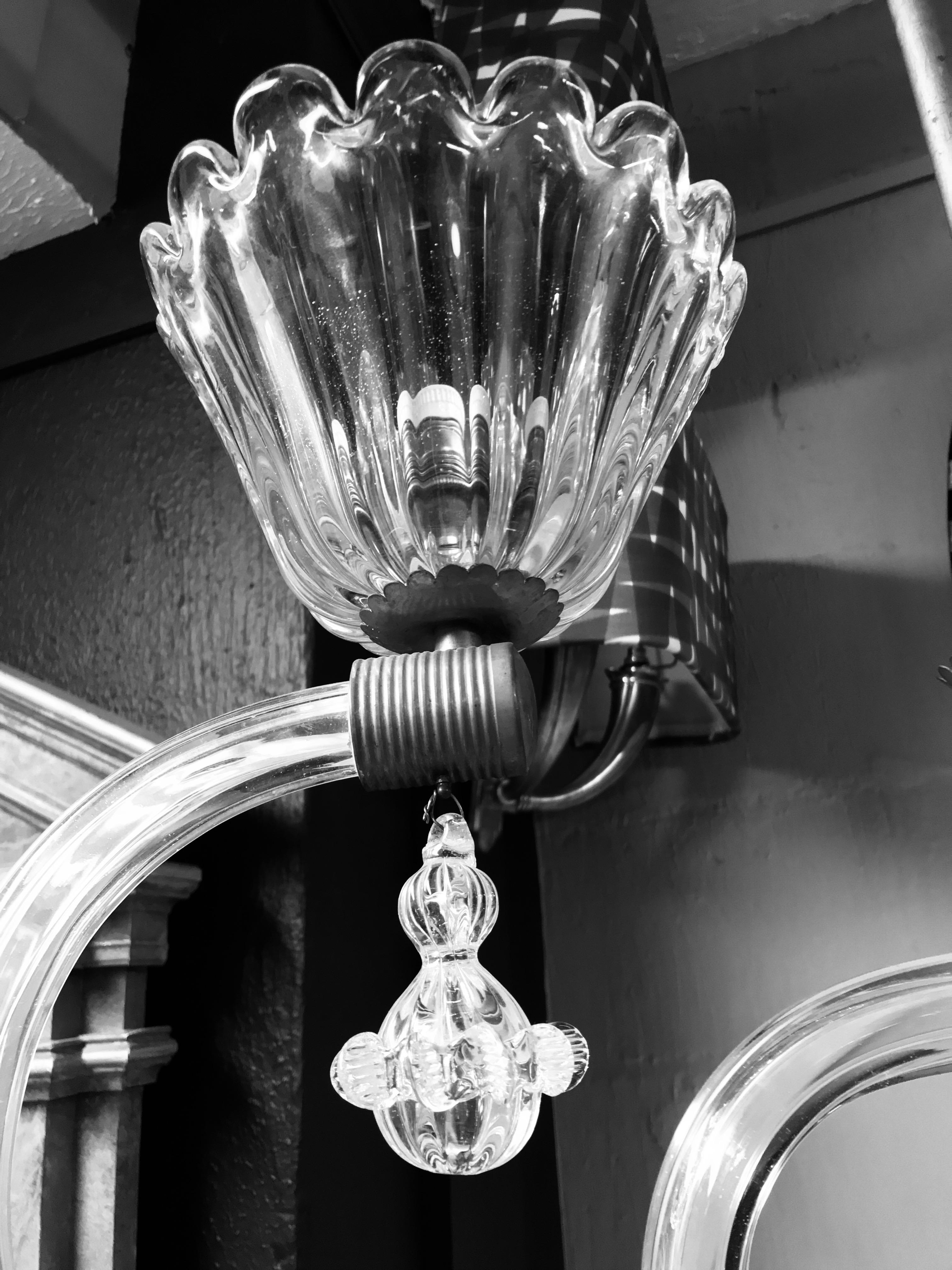 Italian Attractive Pendant Light by Barovier