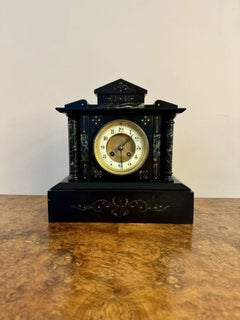 Attractive quality antique Victorian eight day mantle clock