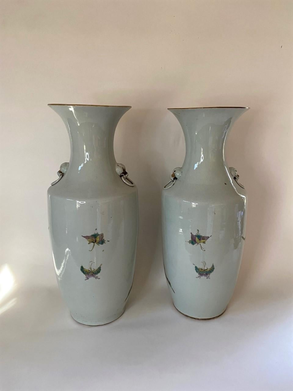 large oriental vases