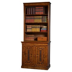 Antique Attractive Victorian Library Bookcase - Victorian Bookcase