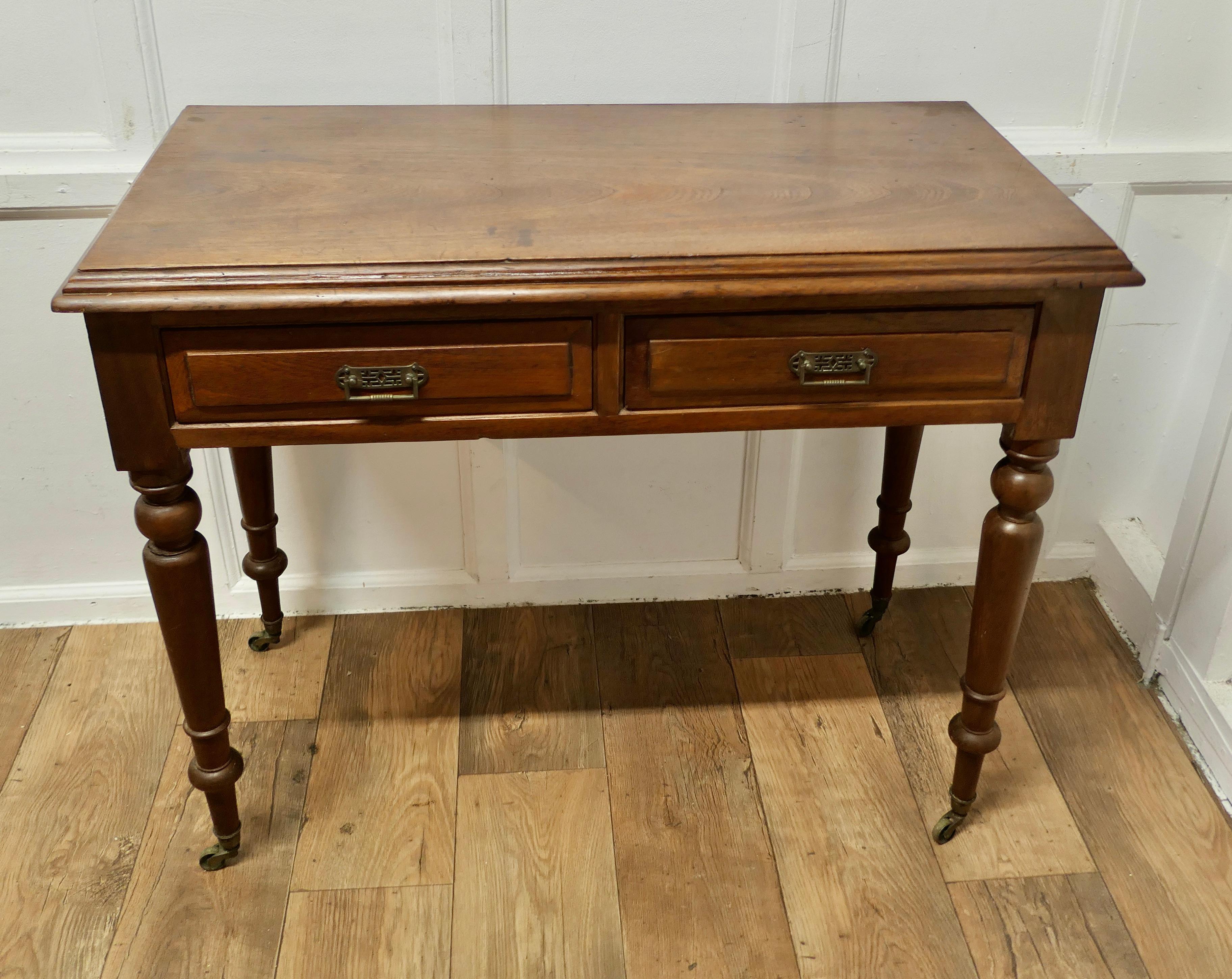 Attractive Victorian Writing or Side Table This is a very attractive ...