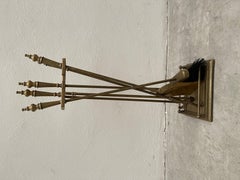 Vintage-Kaminbesteck aus Messing