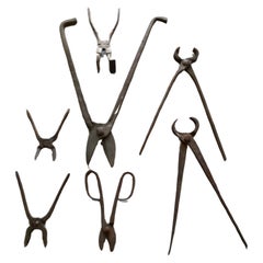 outils de forgeron, années 1940.