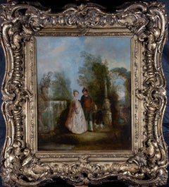 Attrib. Henry Adams (1794-1868) - Mid 19th Century Oil, An Elegant Couple