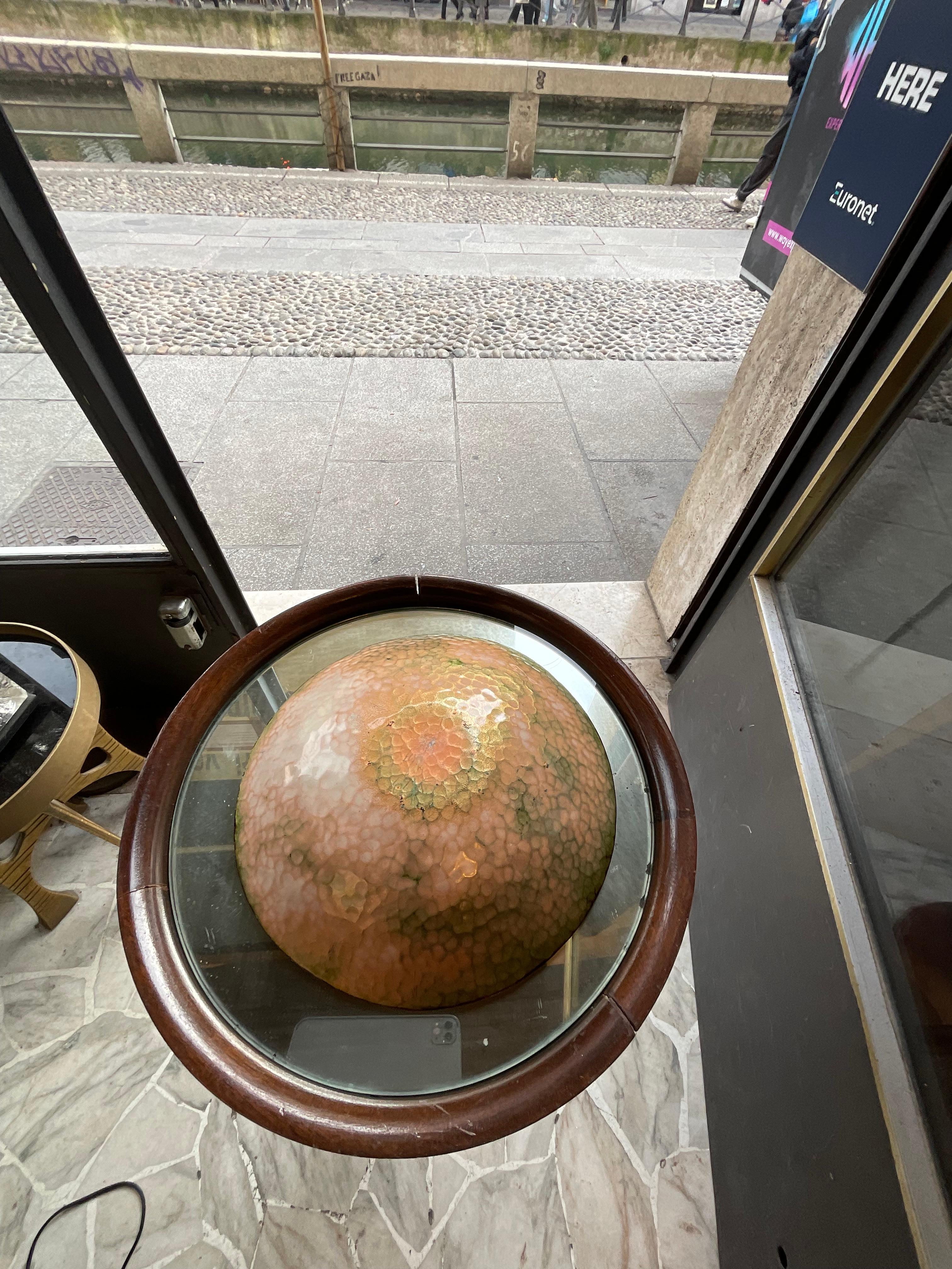 Attribuita DE POLI - Ciotola in rame smaltato - MADE IN ITALY 1950 im Angebot 3