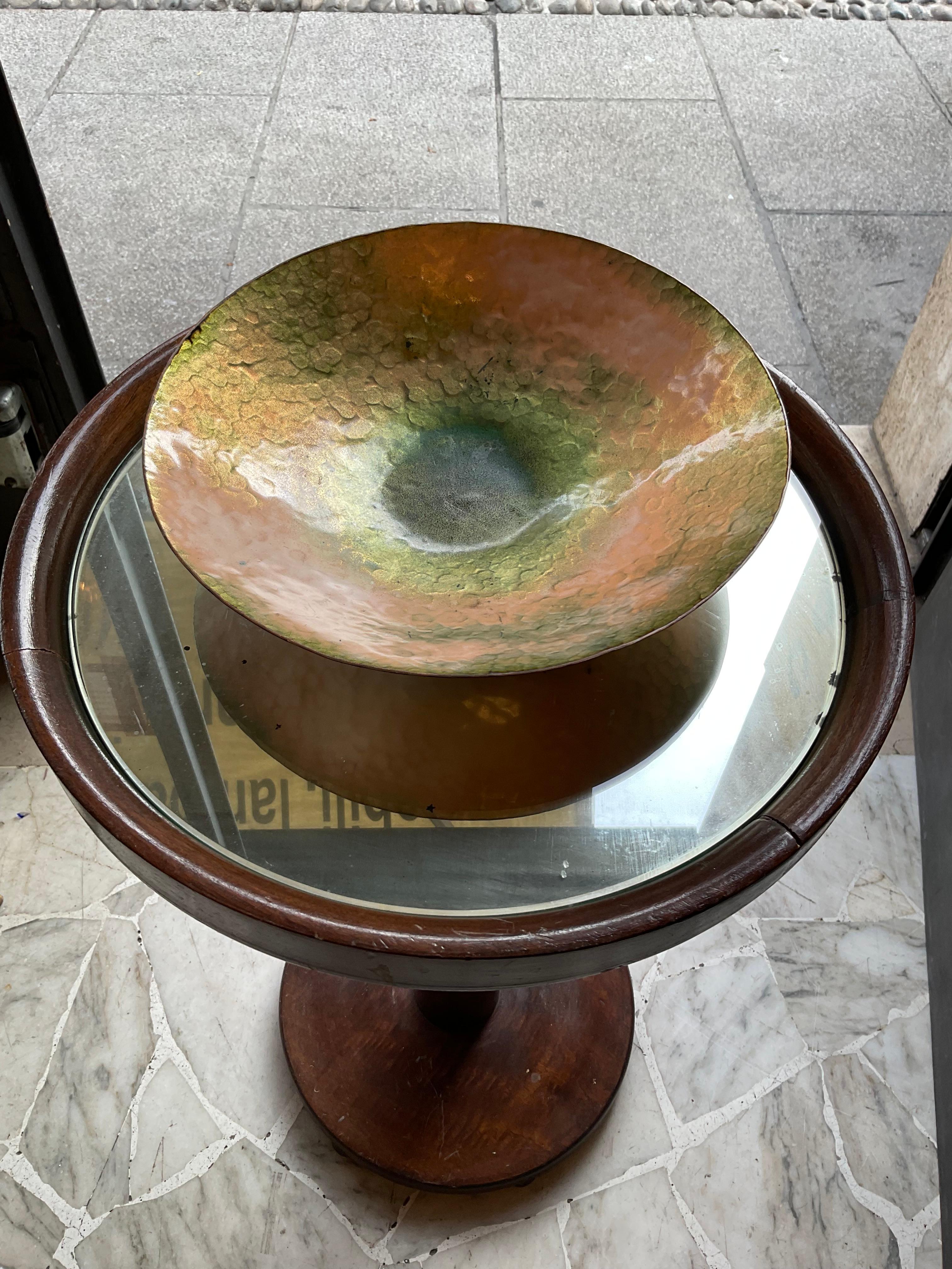 Attribuita DE POLI - Ciotola in rame smaltato - MADE IN ITALY 1950 im Angebot 4