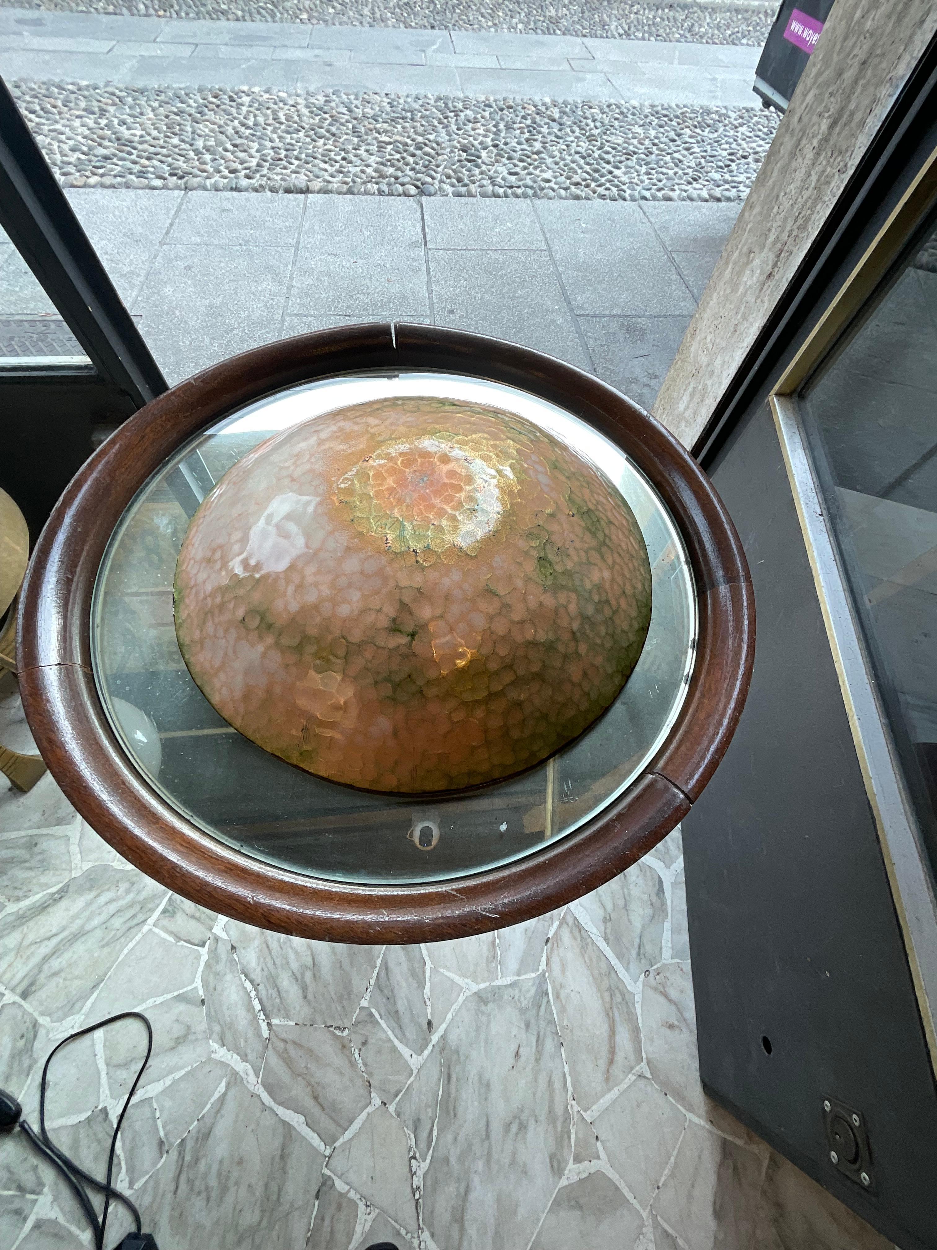 Attribuita DE POLI - Ciotola in rame smaltato - MADE IN ITALY 1950 (20. Jahrhundert) im Angebot