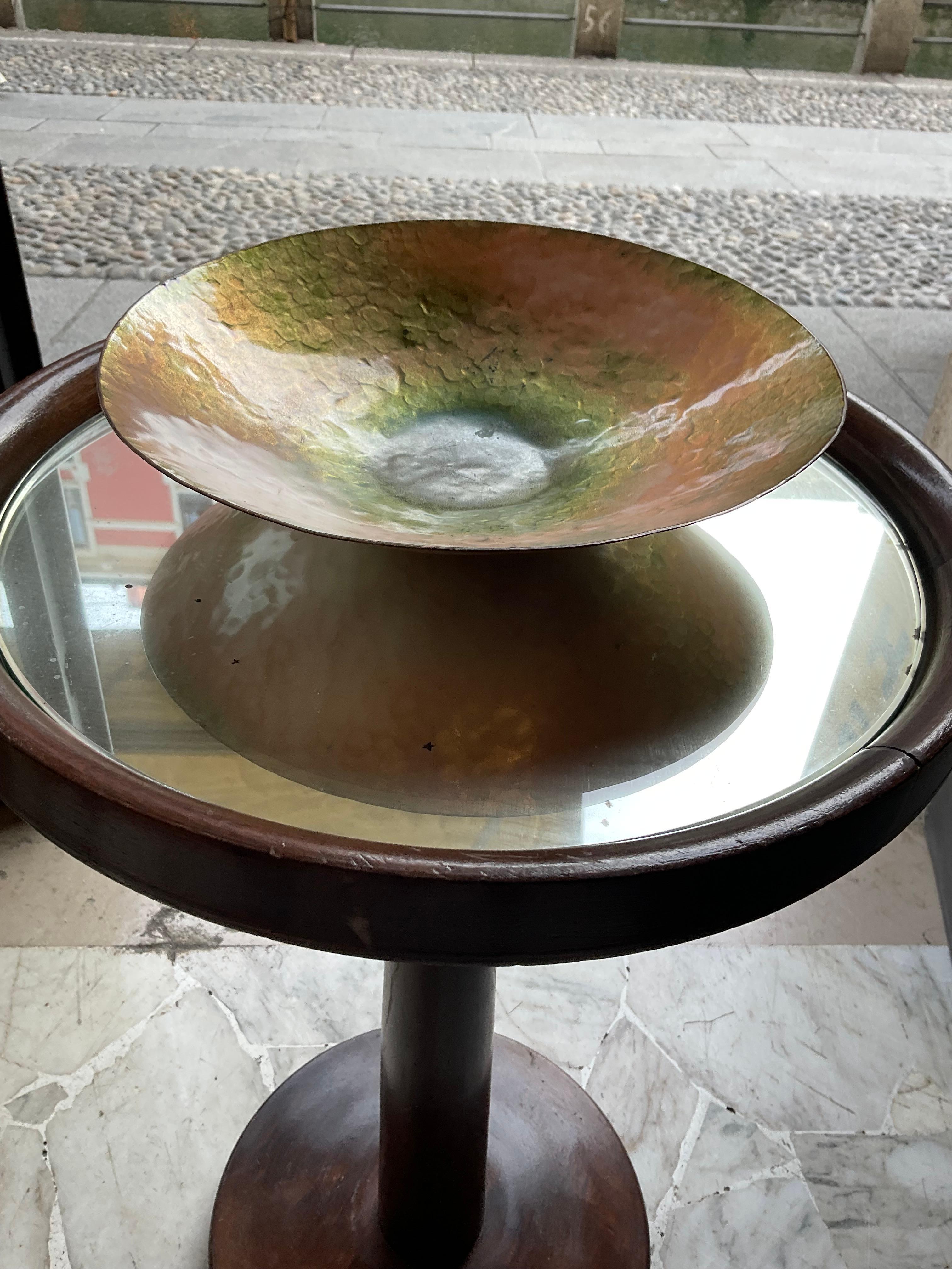 Attribuita DE POLI - Ciotola in rame smaltato - MADE IN ITALY 1950 (Kupfer) im Angebot