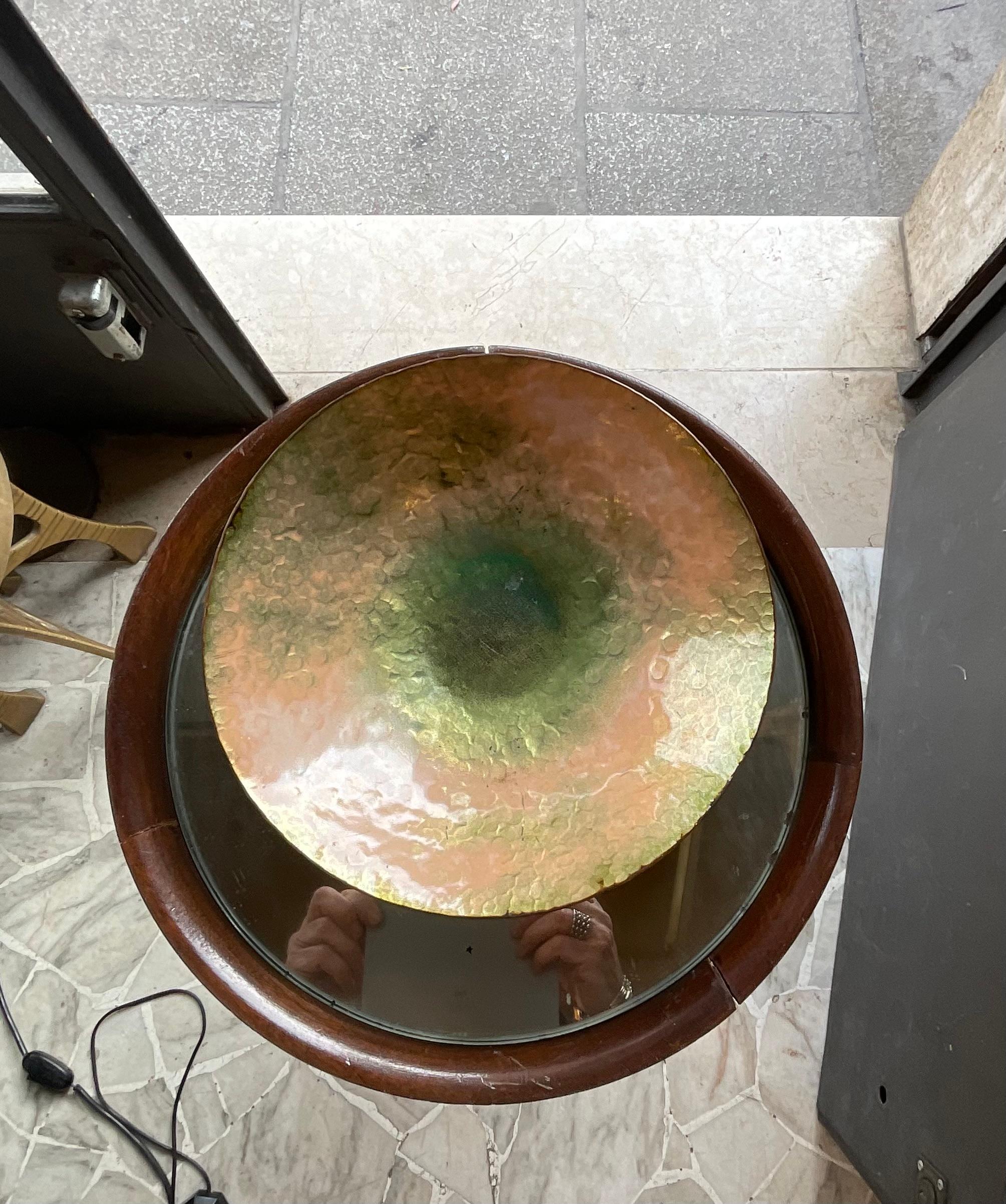 Attribuita DE POLI - Ciotola in rame smaltato - MADE IN ITALY 1950 im Angebot 2