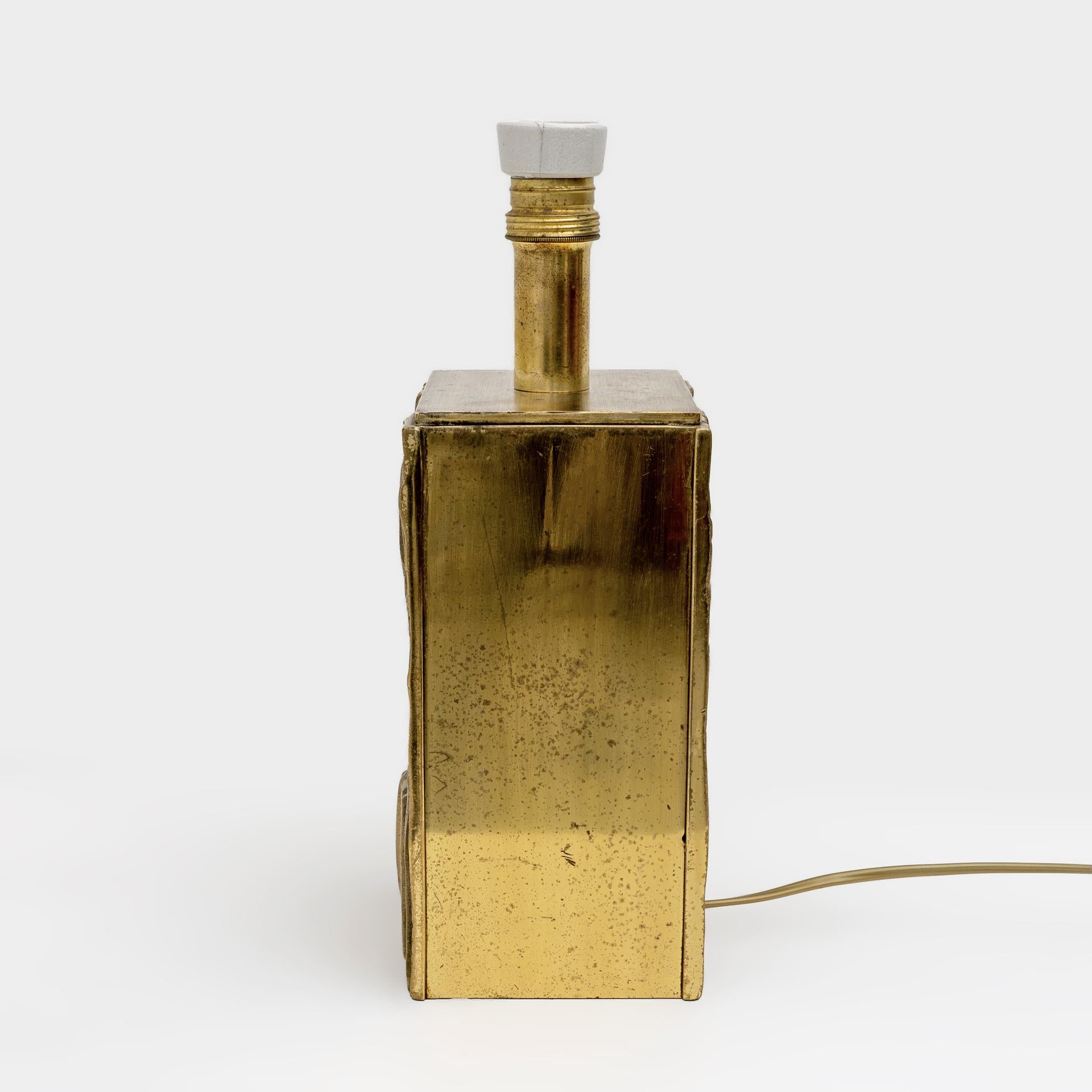 Paire de lampes de table en laiton d'Esperia, attribuées à Angelo Brotto, Modernes au milieu du siècle dernier en vente 5