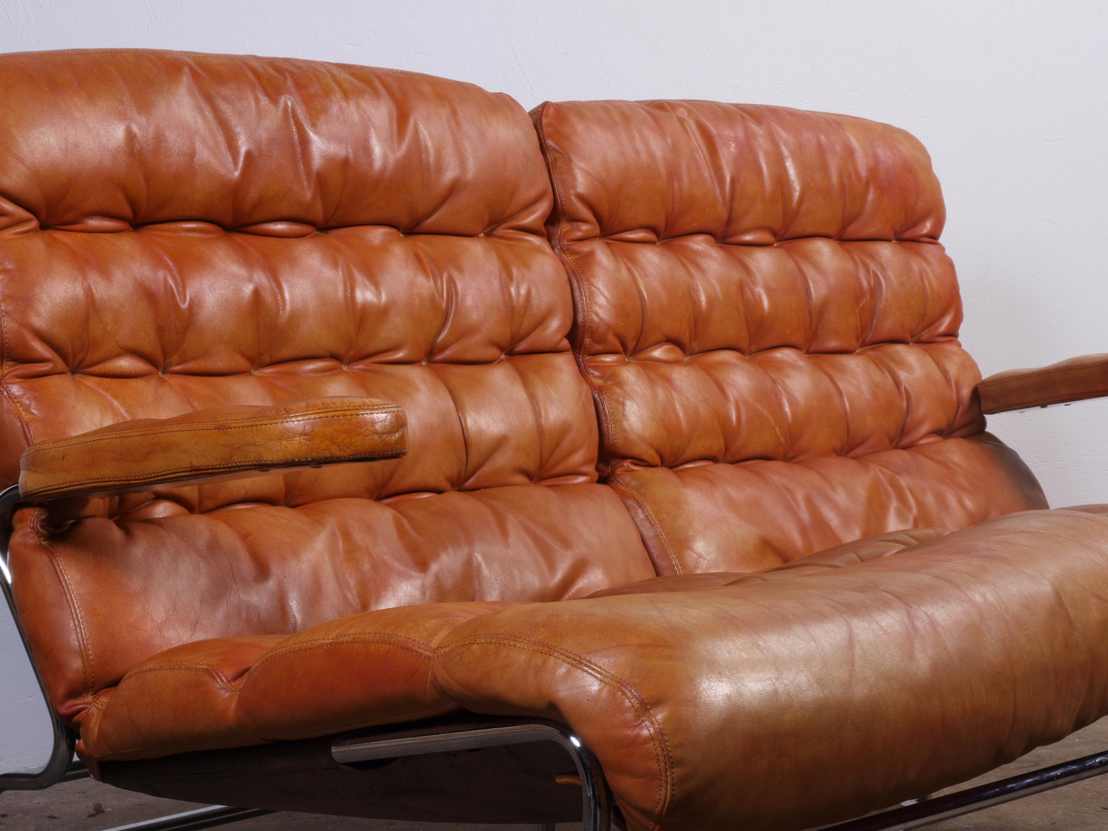 Attributed Bruno Mathsson Sofa mid-century for DUX 6
