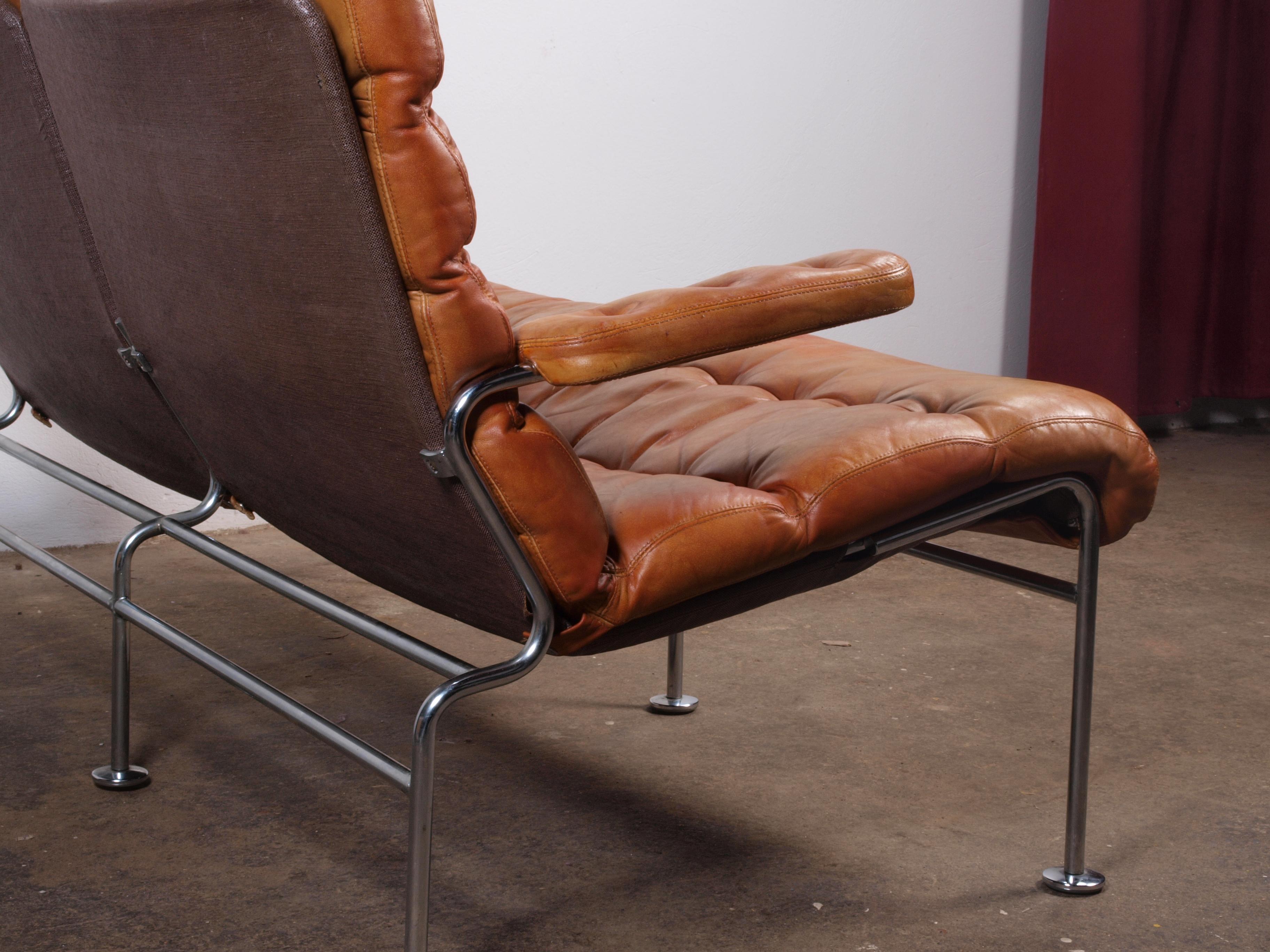 Attributed Bruno Mathsson Sofa mid-century for DUX 8