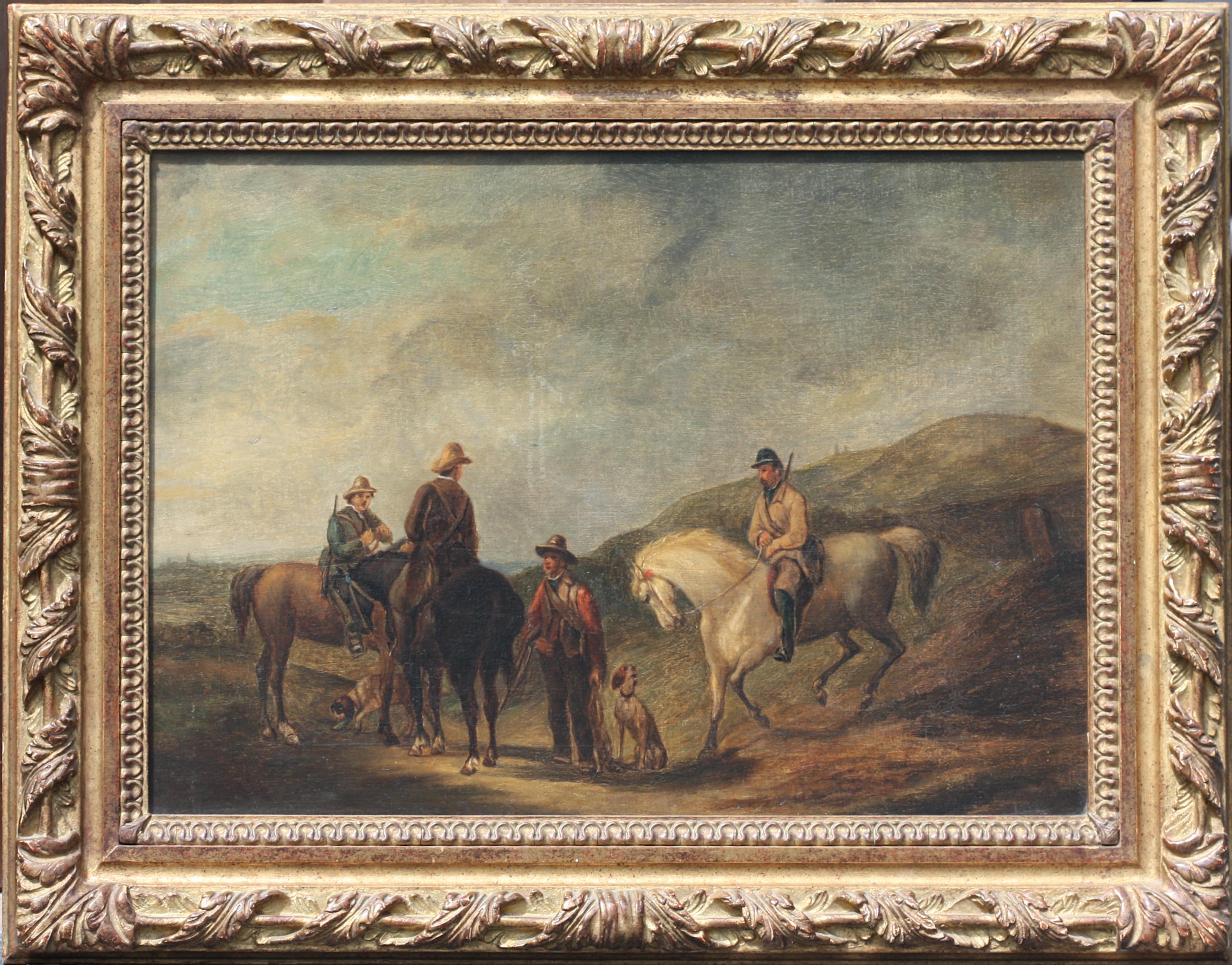
Zugeschrieben, Édouard Bernard Swebach, (Französisch, 1800-1870)
Hunt in the Hills, Öl auf Leinwand, erscheint unsigniert

13,5 x 19 Zoll, insgesamt 19,25 x 25 Zoll.
Condition Report
unterfüttert