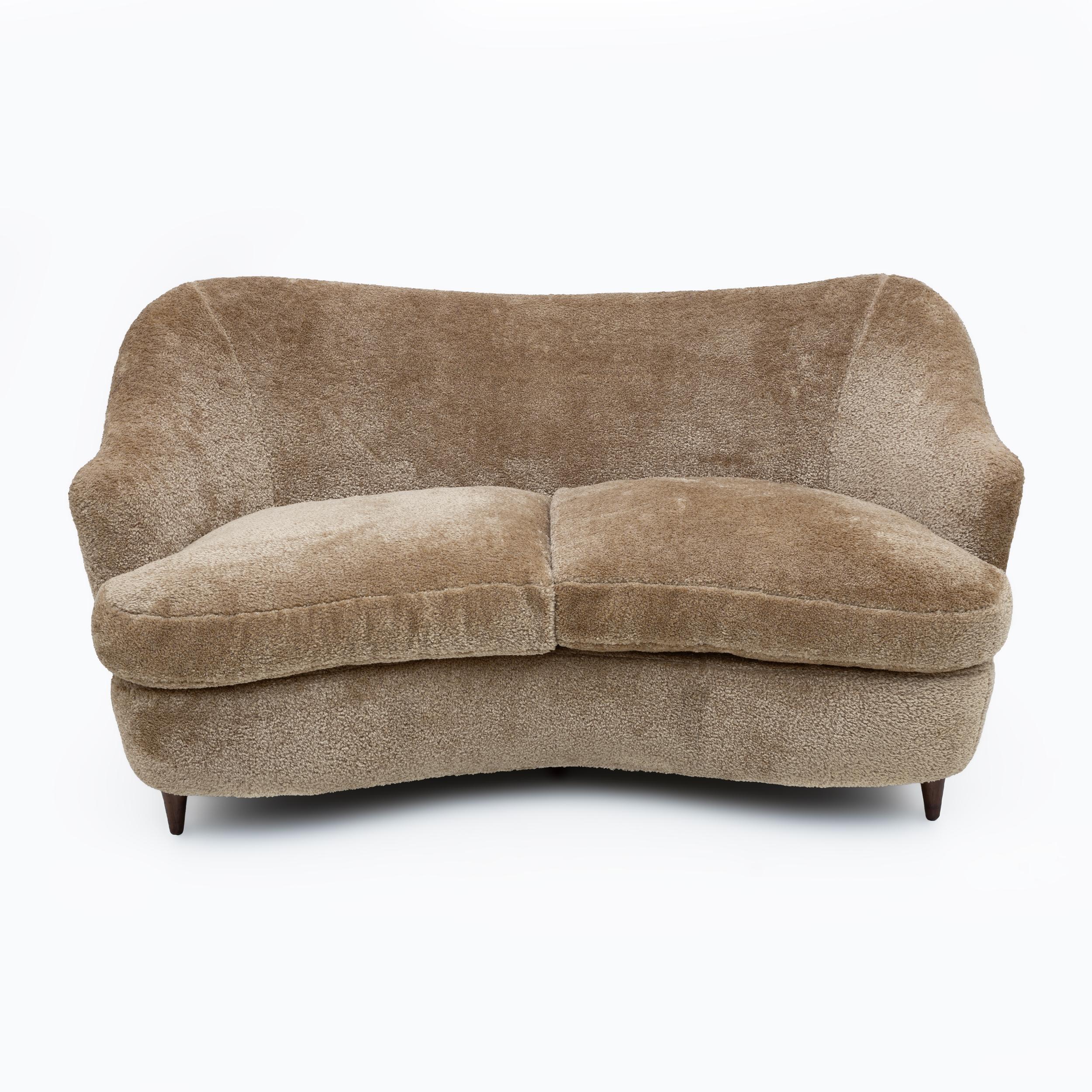 Mid-Century Modern Attributed Gio Ponti Mid-century Modern Italian Sofa for Casa E Giardino, 1930s For Sale
