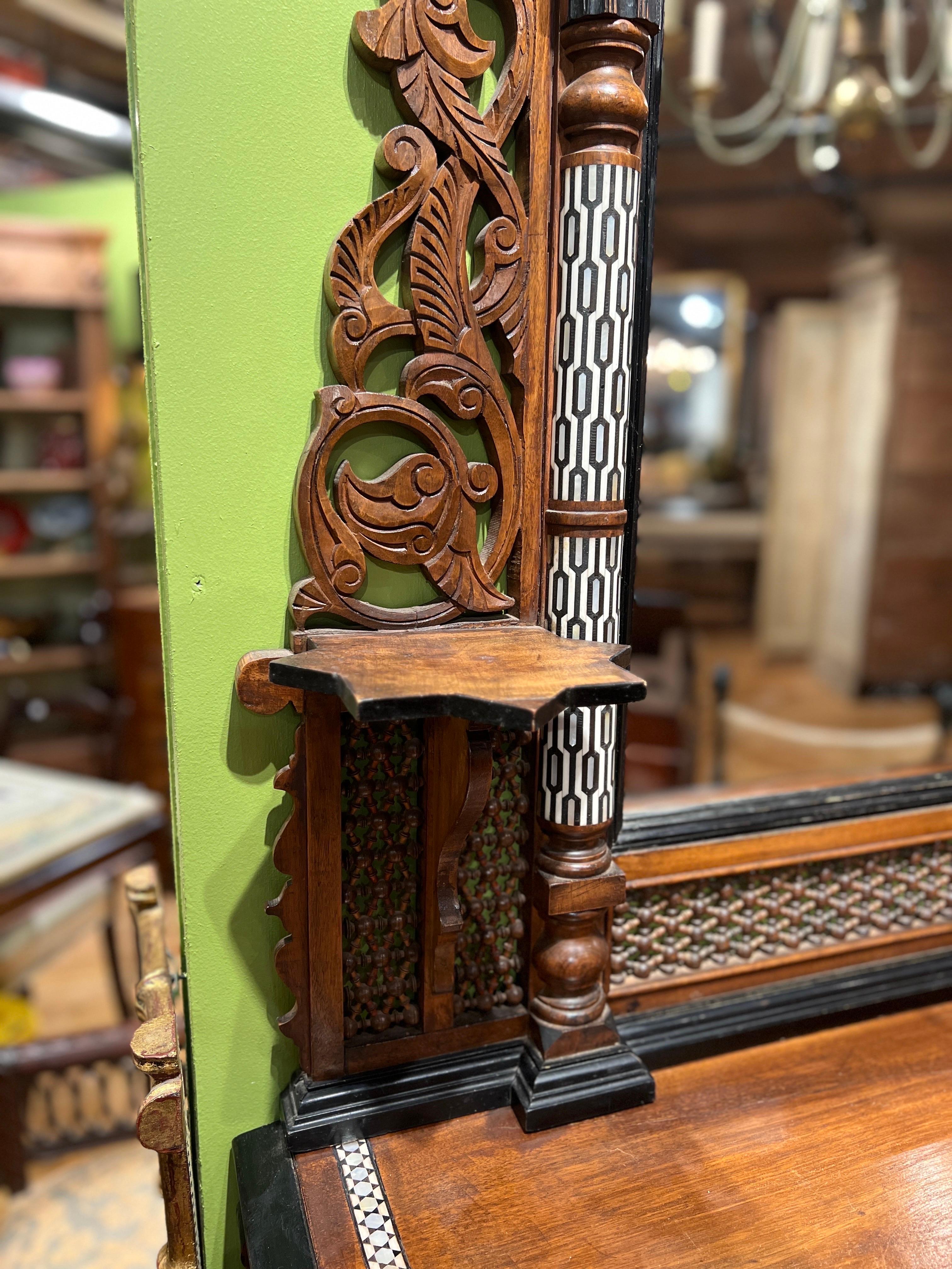 Attributed Giuseppe Parvis Egyptian Neo-Moorish Salon Suite C. 1880 For Sale 3