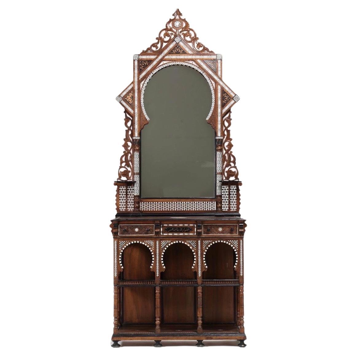 Attributed Giuseppe Parvis Egyptian Neo-Moorish Salon Suite C. 1880 For Sale