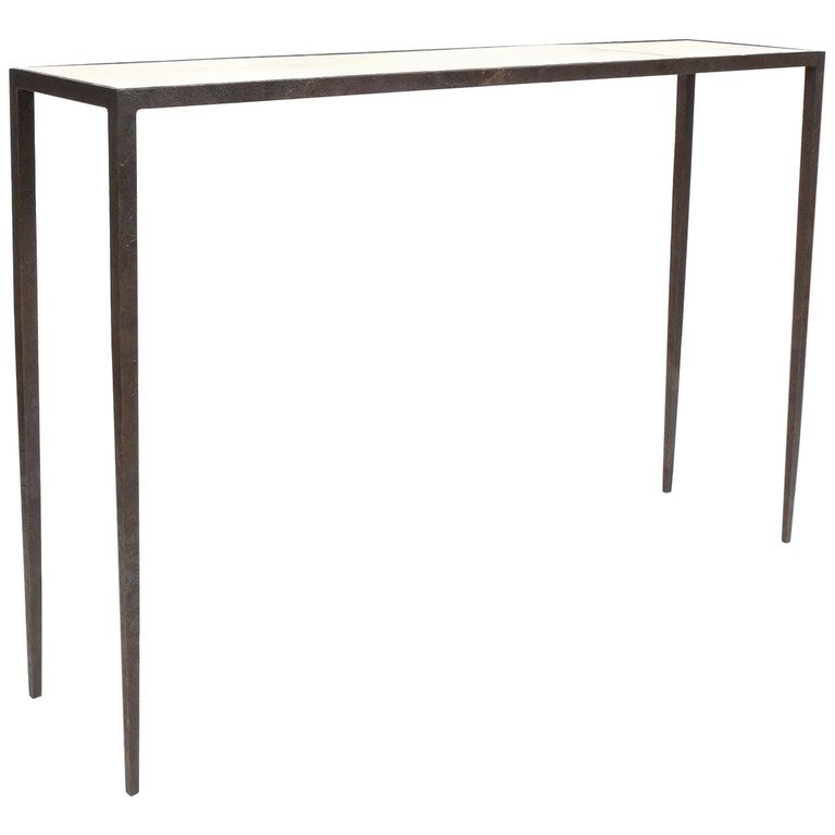 Attributed Jean Michel Frank Forged Wrought Iron Console Table France For At 1stdibs - Iron Sofa Table Attributed Jean Michel Frank Forged Wrought Iron Console Table France For At 1stdibs - Iron Sofa Table