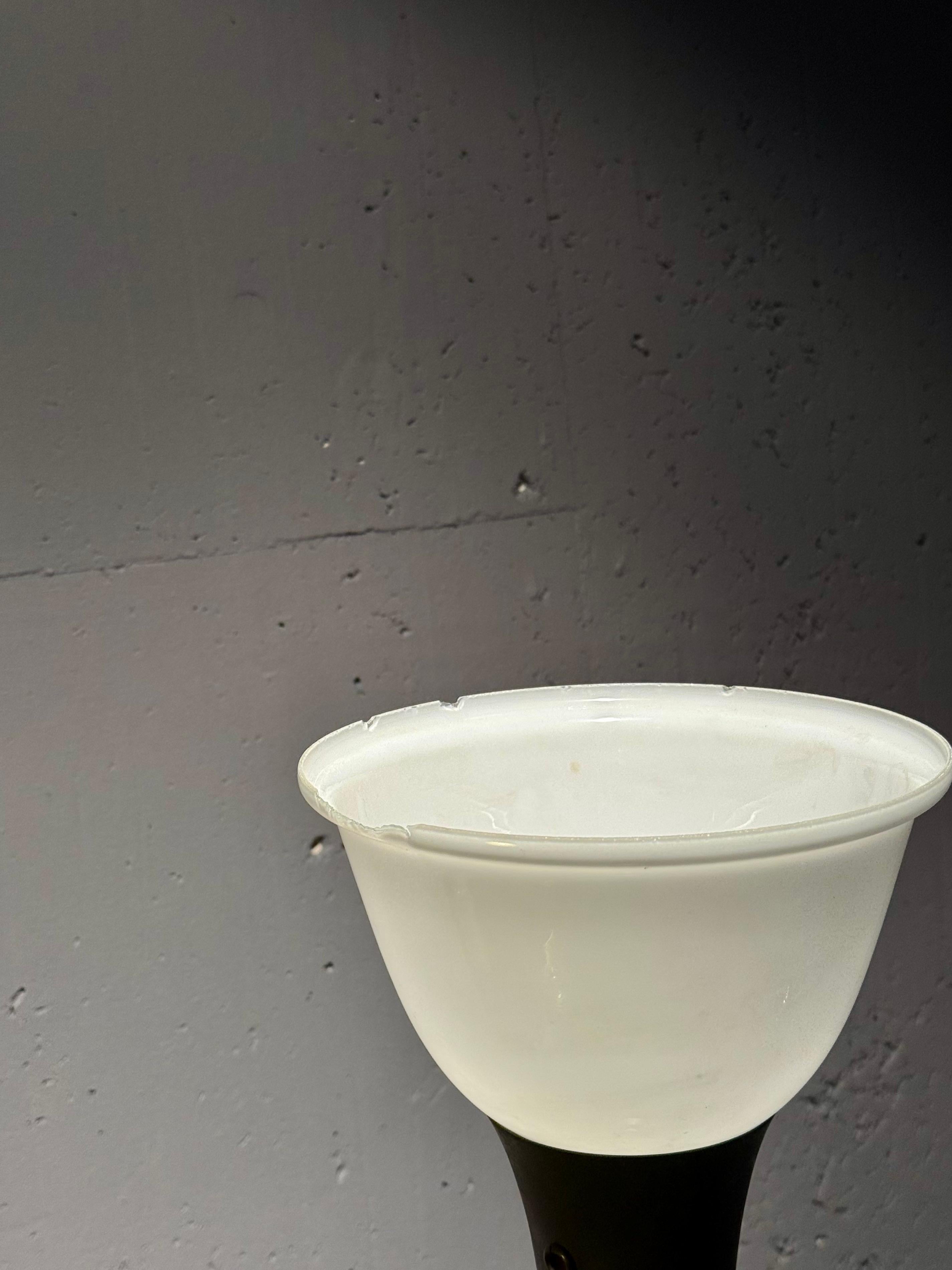 Attributed Jean Perzel metal table lamp For Sale 7