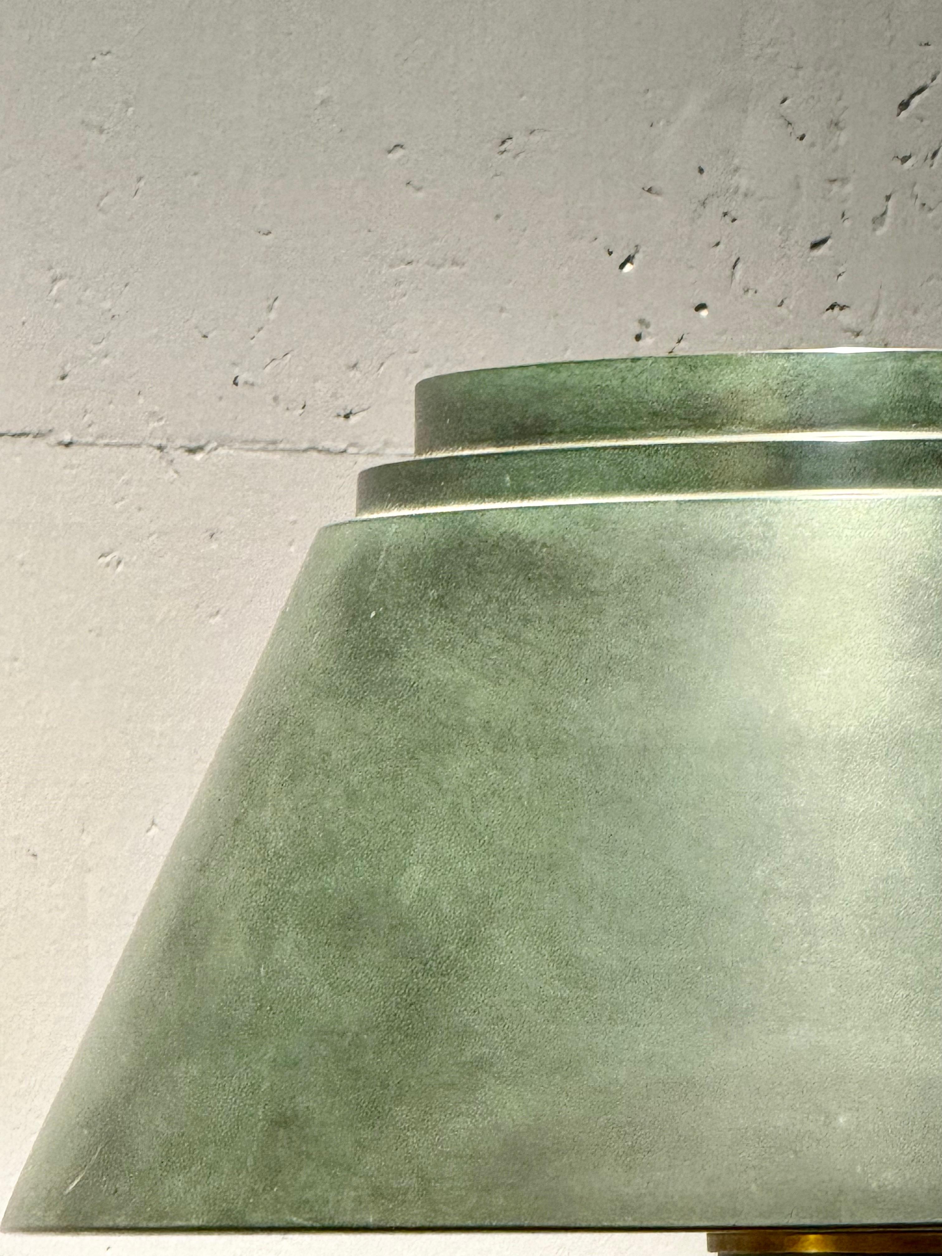 Attributed Jean Perzel metal table lamp For Sale 1