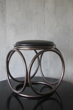 Attributed Michael Thonet Mid-century bentwood stool