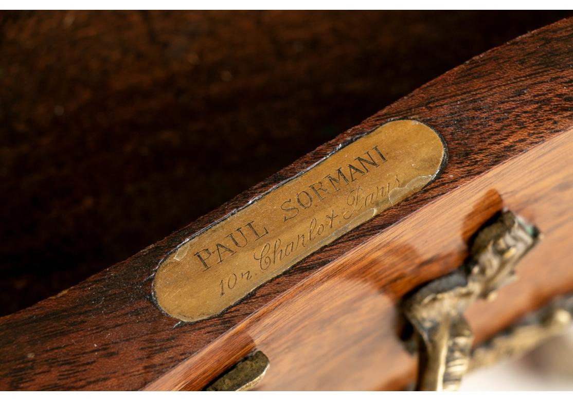 Attributed Paul Sormani French Late 19th Century Podreuse Dressing Table For Sale 9