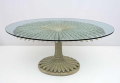 Attributed Pierluigi Colli Mid-Century Modern Italian Dinning Table, 1970s