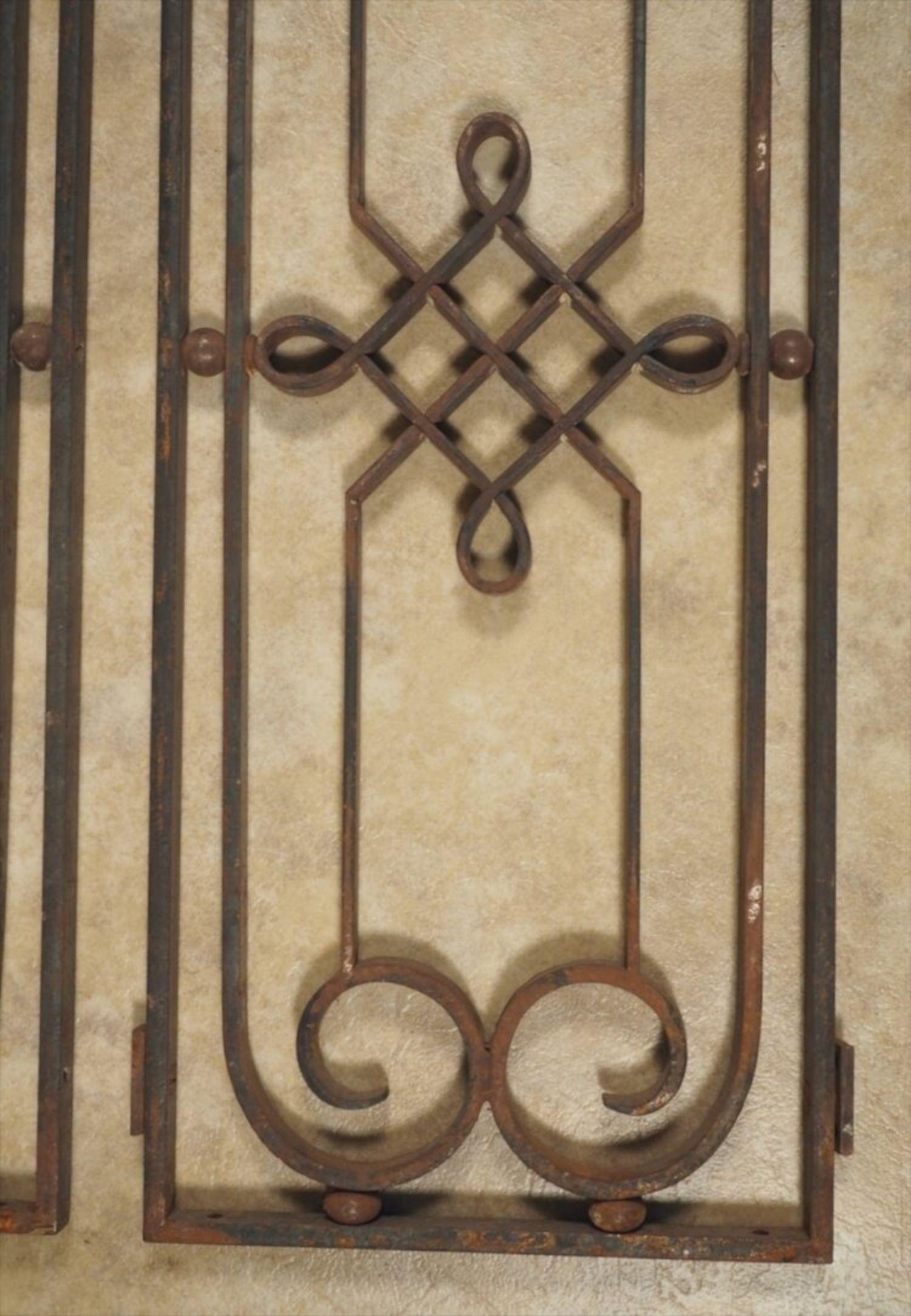 French Attributed Raymond Subes Iron Panel (2 Available)  For Sale